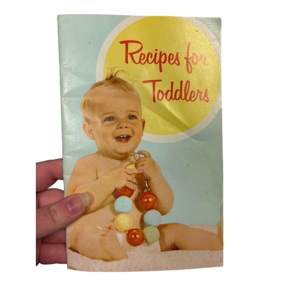 Gerber Recipes for Toddlers Cookbook‎ 1964 Vintage Baby Food Recipes